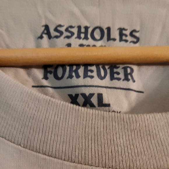 NWOT Assholes Live Forever Tee XXL - Picture 2 of 3